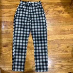 Hollister Jean in size xs ultra high-rise plaid pants